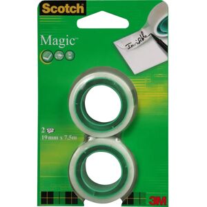 Scotch Magic transparent special mini dispenser length 7.5 m - Blister of 2 Scotch Magic transparent special mini dispenser length 7.5 m - Blister of 2