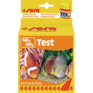 Test Sera NH4/NH3 - Kit d'analyse d'eau - Surveille la toxicité des poissons Test Sera NH4/NH3 - Kit d'analyse d'eau - Surveille la toxicité des poissons