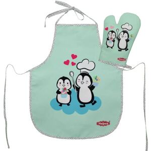 Conjunto delantal infantil Heless con guante de horno y alimentos de juego Conjunto delantal infantil Heless con guante de horno y alimentos de juego