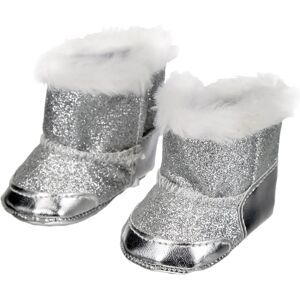 Heless Modell 38-45 cm Silber Glitzerpuppenschuhe Heless Modell 38-45 cm Silber Glitzerpuppenschuhe