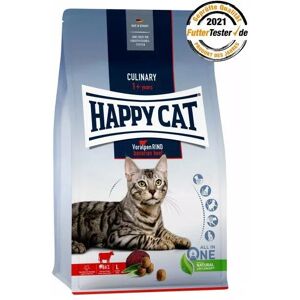 Happy Cat Voralpen-Rind Croquettes 10 kg - Nourriture sèche pour chats adultes au bœuf - Publicité Happy Cat Voralpen-Rind Croquettes 10 kg - Nourriture sèche pour chats adultes au bœuf - Publicité