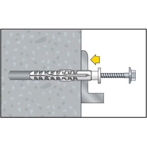 Celo Mea Vite + Spina MFR SB10-135TX - Tassello da parete Celo Mea Vite + Spina MFR SB10-135TX - Tassello da parete