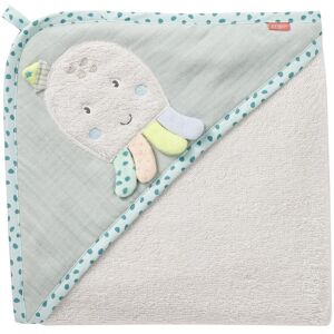 Asciugamano bambino Fehn - Telo con cappuccio e polpo - 80x80cm - Accessorio bagno bambino Asciugamano bambino Fehn - Telo con cappuccio e polpo - 80x80cm - Accessorio bagno bambino