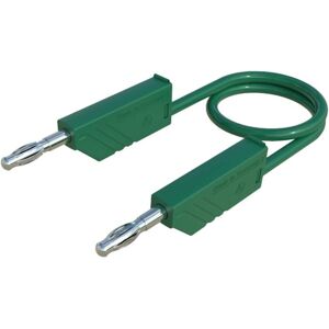 Hirschmann Test & Measurement Kabel - Grün - 4mm Bananen - 1m Hirschmann Test & Measurement Kabel - Grün - 4mm Bananen - 1m