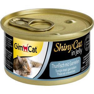 GimCat ShinyCat Żelatyna - Tuńczyk i krewetki, 24 x 70 g GimCat ShinyCat Żelatyna - Tuńczyk i krewetki, 24 x 70 g