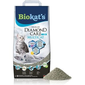 Biokat's Diamond Care MultiCat Fresh Cat Litter - Natural, Effective Odor Control, 8L Biokat's Diamond Care MultiCat Fresh Cat Litter - Natural, Effective Odor Control, 8L