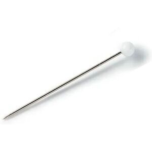 Prym Head Pins - Glass White - 48x0.8mm - Sewing Accessory Prym Head Pins - Glass White - 48x0.8mm - Sewing Accessory