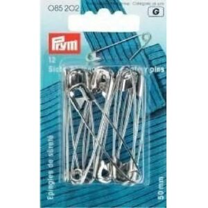 Prym Safety Pins Silver - 38mm - Safety Pins Prym Safety Pins Silver - 38mm - Safety Pins