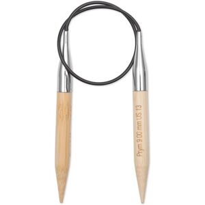 Prym 222533 Ronde breinaald - Bamboe, 9mm, 40cm Prym 222533 Ronde breinaald - Bamboe, 9mm, 40cm