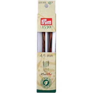 Prym Pruhované Dvojité Hroty 11,6cm 4,50mm - Pletené Jehly Prym Pruhované Dvojité Hroty 11,6cm 4,50mm - Pletené Jehly
