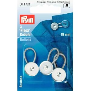Prym 311531-1 Silver Flexi Buttons - Buttons Prym 311531-1 Silver Flexi Buttons - Buttons