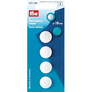 Prym Plastic Cover Buttons White - Accessories Prym Plastic Cover Buttons White - Accessories