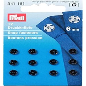 Prym Model Snap Fasteners - Black - Snap Fasteners Prym Model Snap Fasteners - Black - Snap Fasteners