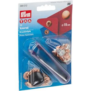 Prym Kupfer Anorak Druckknöpfe - 15 mm Ø - Unisex Prym Kupfer Anorak Druckknöpfe - 15 mm Ø - Unisex