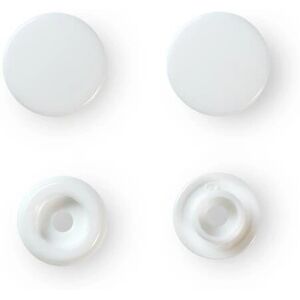 Prym Bílé drukovací knoflíky - 30 kusů, Plast, 12mm - Knoflík na stisknutí Prym Bílé drukovací knoflíky - 30 kusů, Plast, 12mm - Knoflík na stisknutí