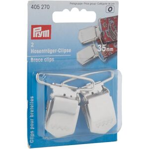 Prym Model Brace Clips - Silver - 2 pcs Prym Model Brace Clips - Silver - 2 pcs