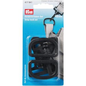 Prym Snap Hook Clips Black - 4 st Prym Snap Hook Clips Black - 4 st