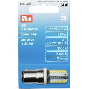 Lámpara LED Prym B15d para máquina de coser - Metal/transparente Lámpara LED Prym B15d para máquina de coser - Metal/transparente