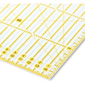 Prym 16113080 - 15x60 cm Ruler - Transparent Prym 16113080 - 15x60 cm Ruler - Transparent