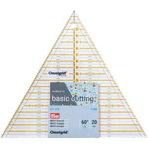 PRYM Omnigrid 20cm Règle Triangulaire - Patchwork - Publicité PRYM Omnigrid 20cm Règle Triangulaire - Patchwork - Publicité