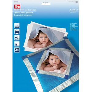 Tela creativa imprimible Prym - Blanco - Pack de 5 Tela creativa imprimible Prym - Blanco - Pack de 5