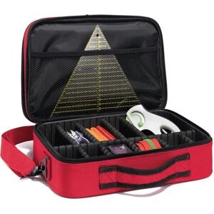 Prym Deluxe Röd Sy-Set - Förvaringslåda 34x24x11.5cm Prym Deluxe Röd Sy-Set - Förvaringslåda 34x24x11.5cm