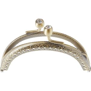 Maniglia per borsa Prym Lorena - Chiusura in metallo elegante 8,5x4,7cm Maniglia per borsa Prym Lorena - Chiusura in metallo elegante 8,5x4,7cm