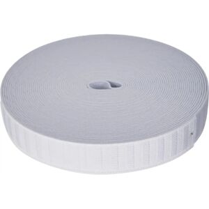 Prym 25mm Lateral Stiffness Elastic Tape - White - Elastic Tape Prym 25mm Lateral Stiffness Elastic Tape - White - Elastic Tape
