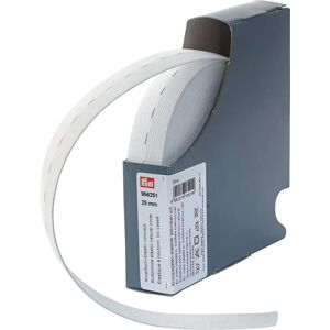 Elástico de ojete de botón tejido Prym 25mm - Blanco - Tipo de producto Elástico de ojete de botón tejido Prym 25mm - Blanco - Tipo de producto