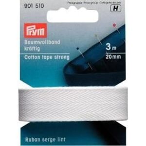Prym 901510 Sewing Accessory - Cotton Tape - 3m Prym 901510 Sewing Accessory - Cotton Tape - 3m