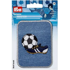 Prym Patch Motif Football - Rectangular Embroidered Iron-On Patch - Patch Prym Patch Motif Football - Rectangular Embroidered Iron-On Patch - Patch