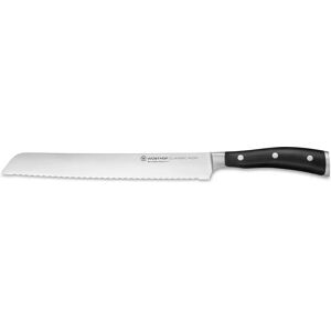 Wüsthof Bread Knife Classic Ikon - 23cm - Black Wüsthof Bread Knife Classic Ikon - 23cm - Black