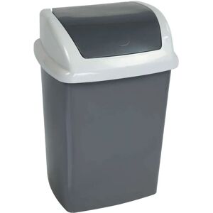 Maul MAULswing - Rechteckiger Mülleimer - 10 L - Robustes Plastik Maul MAULswing - Rechteckiger Mülleimer - 10 L - Robustes Plastik