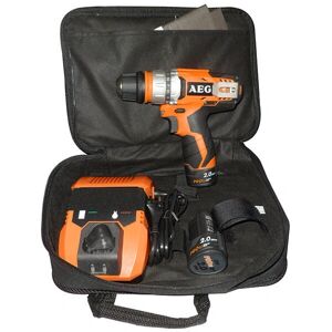 Trapano a batteria AEG - 12V, 32Nm, LED, 2 Batterie Trapano a batteria AEG - 12V, 32Nm, LED, 2 Batterie