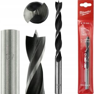 Broca para madera Milwaukee - 10 x 120 mm - Tipo de madera Broca para madera Milwaukee - 10 x 120 mm - Tipo de madera