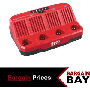 Milwaukee M12c4 M12 4 Bay Multi Charger Milwaukee M12c4 M12 4 Bay Multi Charger