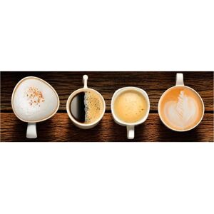 Andiamo Vinyl Läufer - Kaffeetassen Motiv 50x150cm Andiamo Vinyl Läufer - Kaffeetassen Motiv 50x150cm