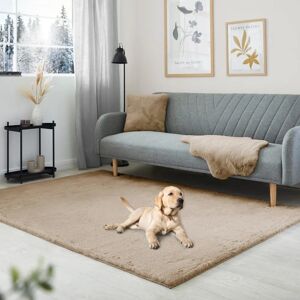 MY HOME Lugano Taupe Hochflor-Teppich – 160x230cm, 30mm, Weich & Kuschelig MY HOME Lugano Taupe Hochflor-Teppich – 160x230cm, 30mm, Weich & Kuschelig