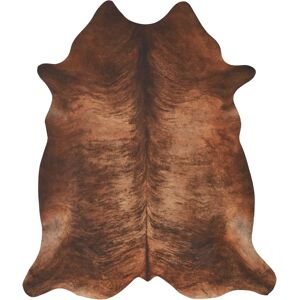 Tapis en peau de vache Amarillo de Andiamo - 125x155 cm, Marron, Impression numérique - Publicité Tapis en peau de vache Amarillo de Andiamo - 125x155 cm, Marron, Impression numérique - Publicité