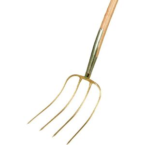 FREUND VICTORIA Cincel de Jardín - 4 Dientes, Mango de Fresno 135cm - Herramienta de Jardín FREUND VICTORIA Cincel de Jardín - 4 Dientes, Mango de Fresno 135cm - Herramienta de Jardín