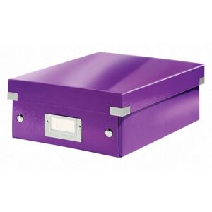 Leitz Purple File Storage Box - Durable, Modern Organizer Leitz Purple File Storage Box - Durable, Modern Organizer
