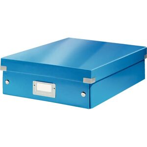 Leitz Model 60580036 Blue File Storage Box with Compartments Leitz Model 60580036 Blue File Storage Box with Compartments
