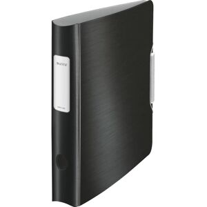 Leitz A4 Black Ring Binder - 6.5cm Spine - Durable Plastic Leitz A4 Black Ring Binder - 6.5cm Spine - Durable Plastic