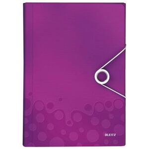 Leitz Purple A4 Project File - 5/6 Compartments - Office & Home Organiser Leitz Purple A4 Project File - 5/6 Compartments - Office & Home Organiser