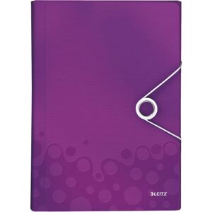 Leitz Purple A4 Project File - 5/6 Compartments - Office & Home Organiser Leitz Purple A4 Project File - 5/6 Compartments - Office & Home Organiser