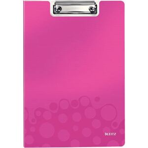 Leitz Pink Metal A4 Clipfolder with Cover Leitz Pink Metal A4 Clipfolder with Cover