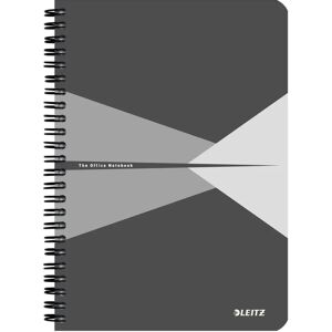 Cahier A5 Gris Leitz à Spirale - Fournitures de Bureau - Publicité Cahier A5 Gris Leitz à Spirale - Fournitures de Bureau - Publicité