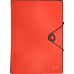 Leitz 45791020 Folder - Durable A4 Polypropylene Red - 6 Compartments Leitz 45791020 Folder - Durable A4 Polypropylene Red - 6 Compartments