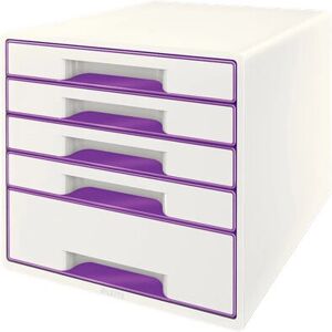 Leitz Purple White Cube Storage - Office Organizer Leitz Purple White Cube Storage - Office Organizer