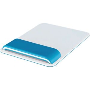Leitz Ergo WOW Blue and White - Mouse Pad with Wrist Rest Leitz Ergo WOW Blue and White - Mouse Pad with Wrist Rest